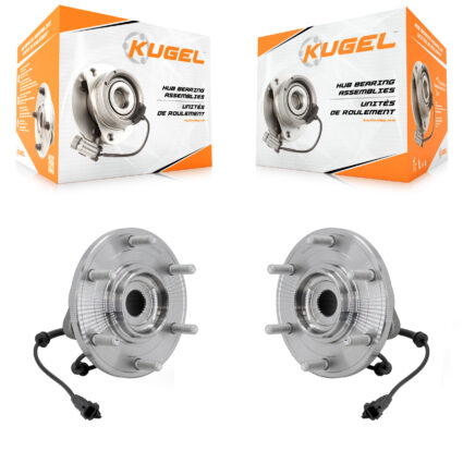 Front Wheel Bearing And Hub Assembly Pair For 2017-2023 Nissan TITAN 4WD K70-102093