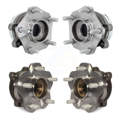 Front Rear Wheel Bearing And Hub Assembly Kit For 2019-2023 Nissan Murano AWD K70-102133