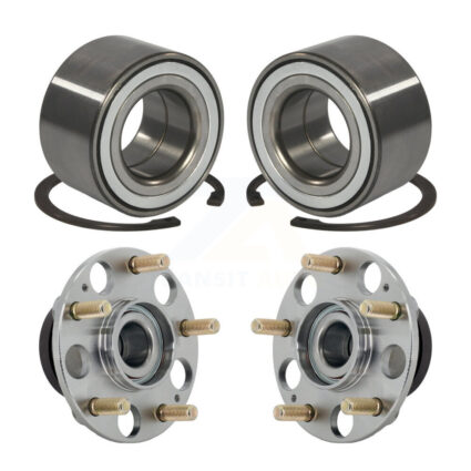 Front Rear Wheel Bearing And Hub Assembly Kit For 2011-2016 Honda CR-Z K70-102135