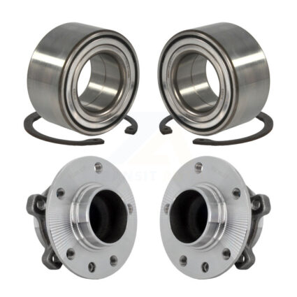 Front Rear Wheel Bearing And Hub Assembly Kit For 2017 Jeep Compass MP body code with FWD K70-102138