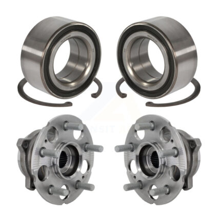 Front Rear Wheel Bearing And Hub Assembly Kit For Honda Accord Crosstour AWD K70-102139