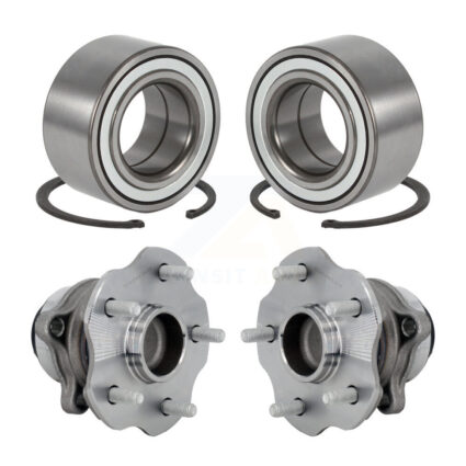 Front Rear Wheel Bearing & Hub Assembly Kit For Toyota Highlander Lexus RX350 RX450h FWD K70-102141
