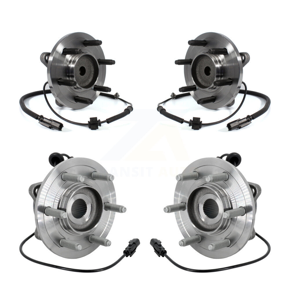 Front Rear Wheel Bearing & Hub Assembly Kit For Ford Expedition Lincoln Navigator RWD K70-102152