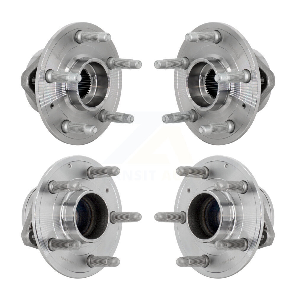 Front Rear Wheel Bearing & Hub Assembly Kit For 2019-2020 Buick Envision FWD K70-102165