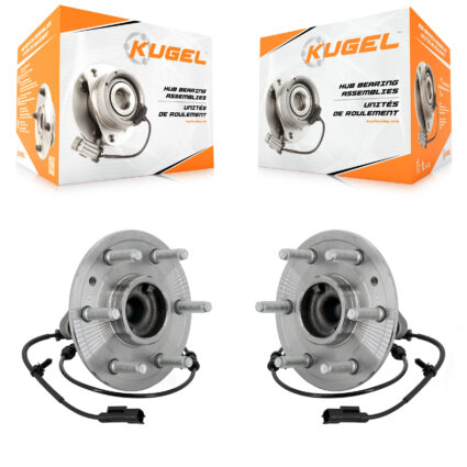 Front Wheel Bearing & Hub Assembly Pair For 19-23 Ram 1500 RWD Without 22″ Factory Wheels K70-102179