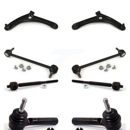Front Suspension Arm Ball Joint Tie Rod End Link Kit (8Pc) For Jeep Patriot Compass Dodge K72-100119