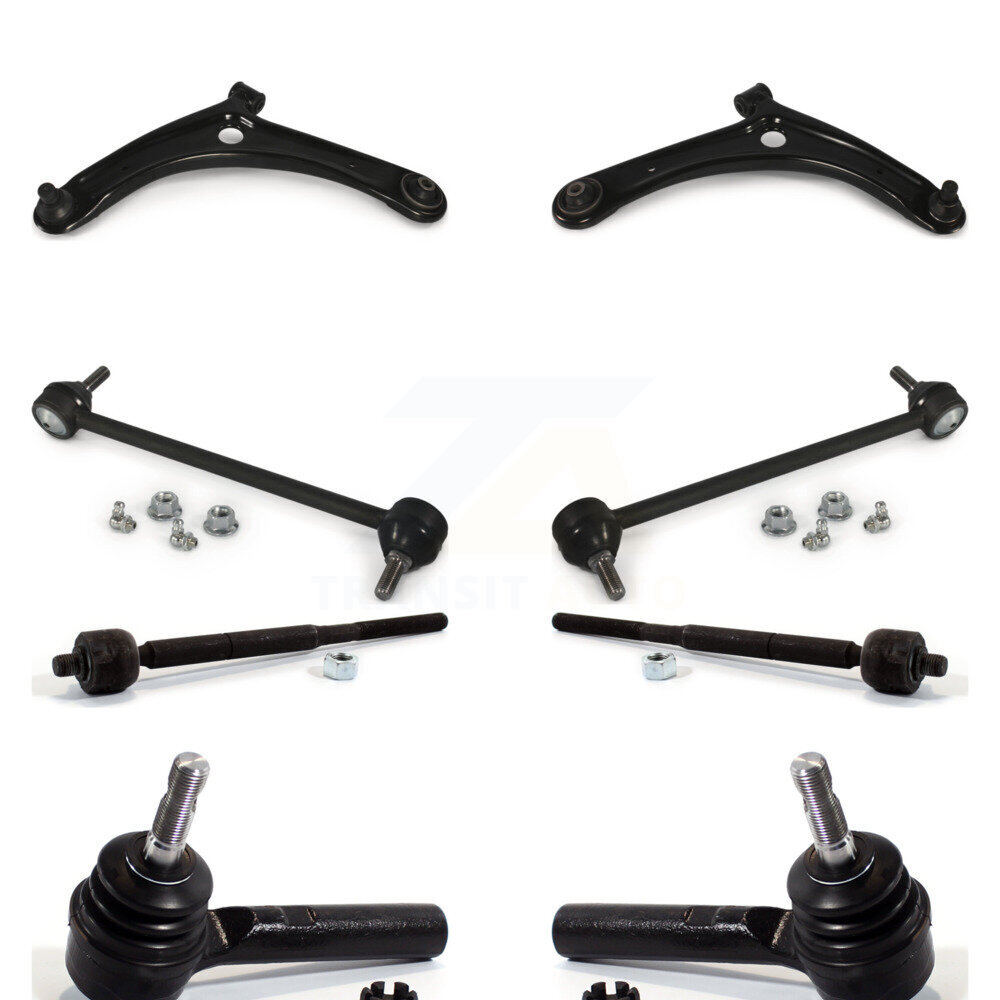 Front Suspension Arm Ball Joint Tie Rod End Link Kit (8Pc) For Jeep Patriot Compass Dodge K72-100119