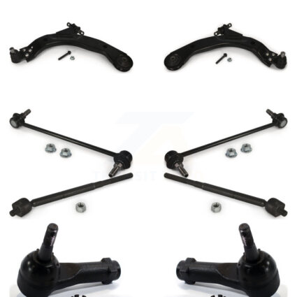 Front Suspension Control Arm And Ball Joint Tie Rod End Bar Link Kit (8Pc) For Saturn Ion K72-100121
