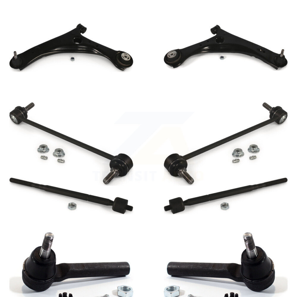 Front Suspension Arm Ball Joint Tie Rod End Link Kit (8Pc) For Dodge Grand Caravan Town & K72-100127