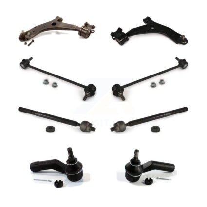 Front Suspension Control Arm & Ball Joint Tie Rod End Link Kit (8Pc) For Mazda 3 5 Sport K72-100149
