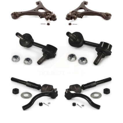 Front Suspension Control Arm & Ball Joint Tie Rod End Link Kit (8Pc) For Honda Civic 1.8L K72-100164