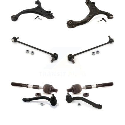 Front Suspension Arm And Ball Joint Tie Rod End Link Kit (8Pc) For Hyundai Santa Fe Kia K72-100682