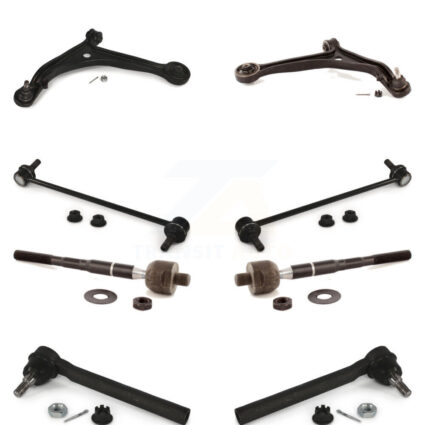Front Suspension Control Arm And Ball Joint Tie Rod End Link Kit (8Pc) For Honda Odyssey K72-100691