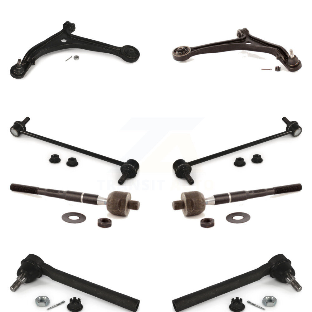 Front Suspension Control Arm And Ball Joint Tie Rod End Link Kit (8Pc) For Honda Odyssey K72-100691