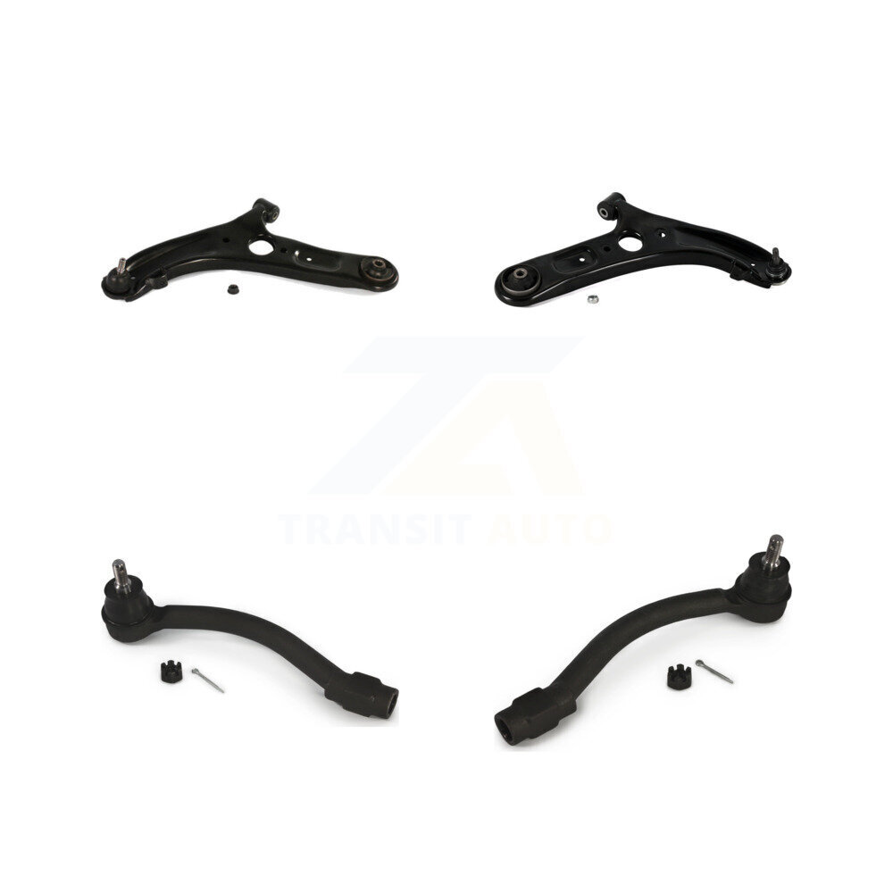 Front Suspension Control Arm And Tie Rod End Kit For Hyundai Elantra GT Veloster Coupe K72-101019