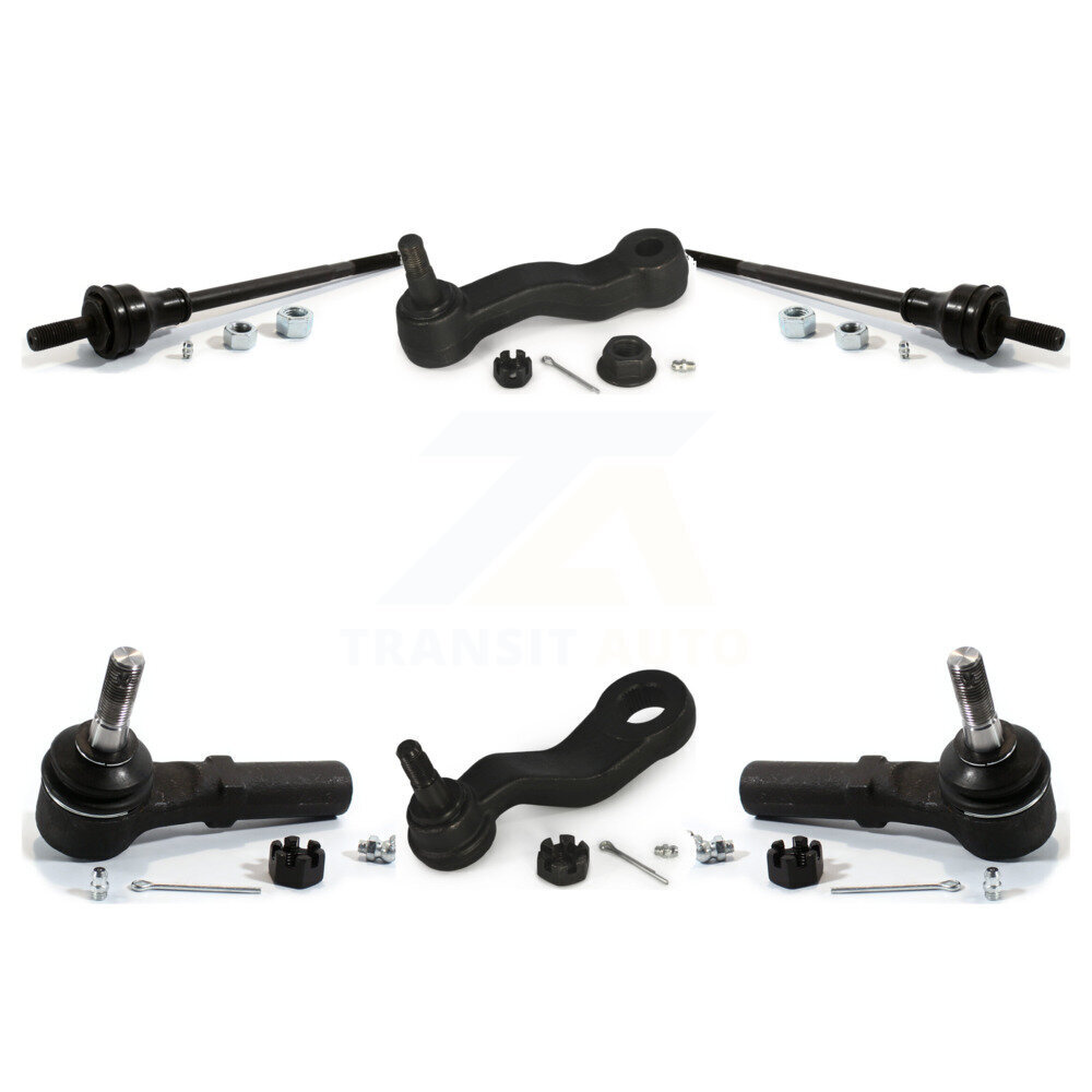 Front Tie Rod End Idler Arm Pitman Kit For GMC Chevrolet Savana 2500 3500 Express K72-101270
