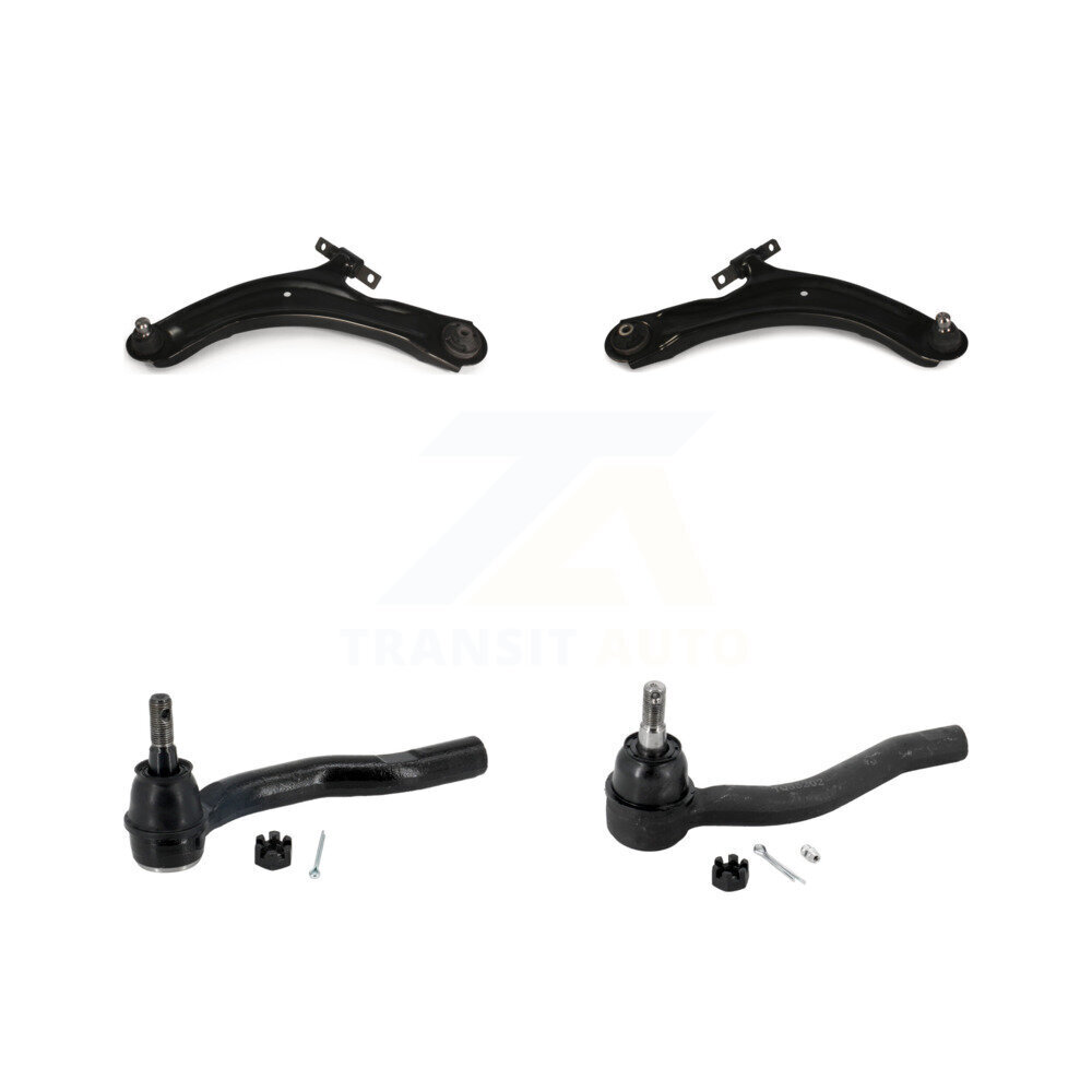 Front Control Arm And Tie Rod End Kit For Nissan 370Z Base Touring Without Sport Package K72-101501