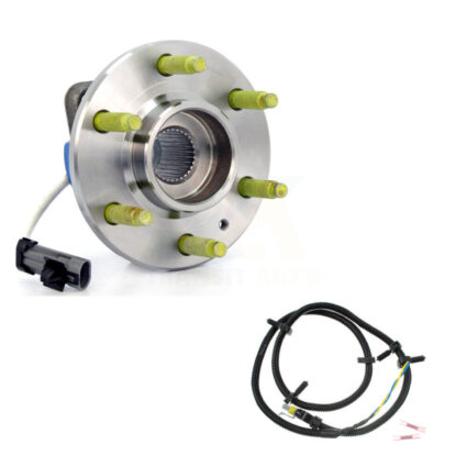 Front Wheel Hub Bearing And Extra ABS Sensor Kit For 2004-2009 Cadillac SRX AWD K7S-100019