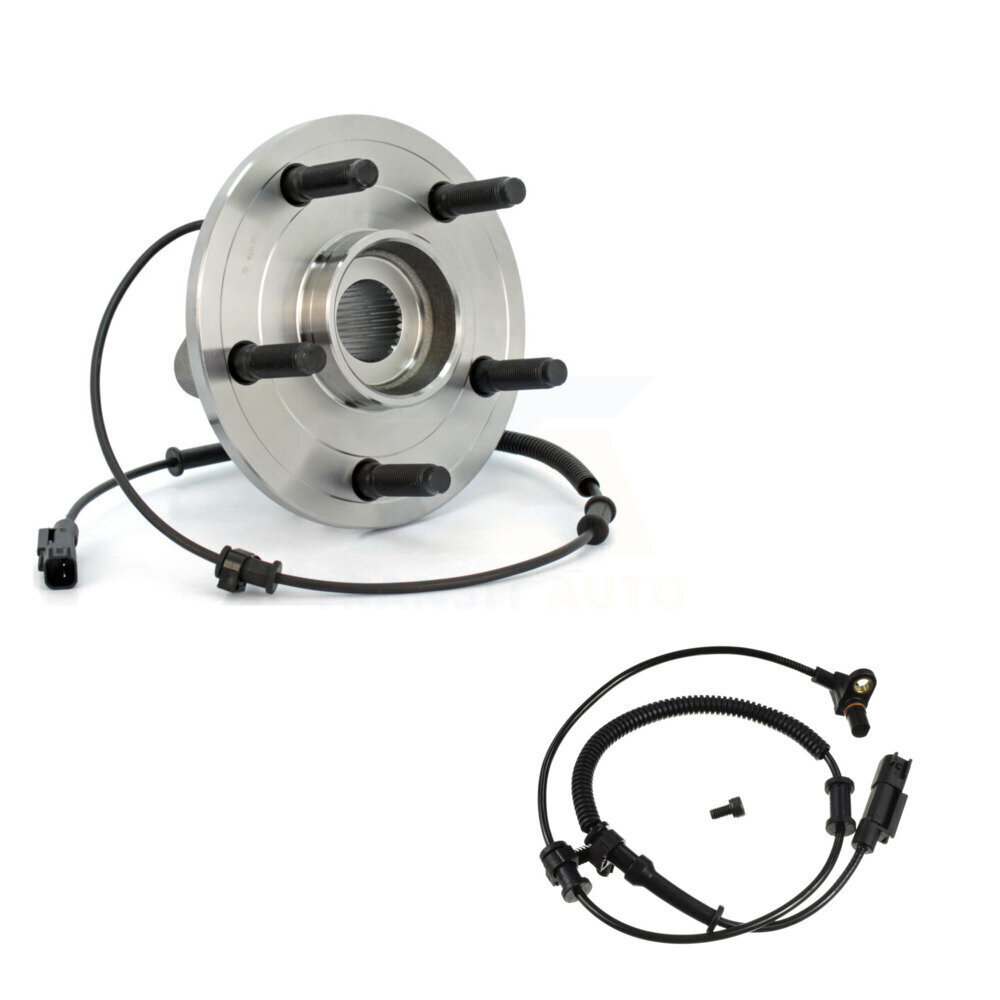 Front Wheel Hub Bearing And Extra ABS Sensor Kit For Ram 1500 Dodge with Harness K7S-100070