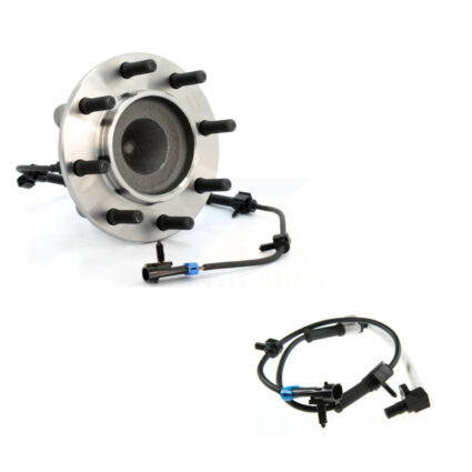 Front Wheel Hub Bearing & Extra ABS Sensor Kit For Chevrolet Express 3500 GMC Savana 4500 K7S-100106