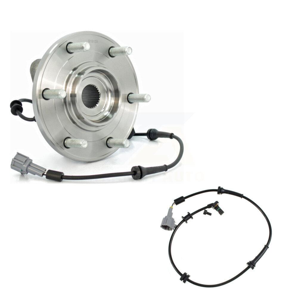 Front Wheel Hub Bearing And Extra ABS Sensor Kit For Nissan TITAN Armada INFINITI QX56 K7S-100135