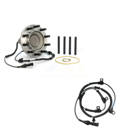 Front Wheel Hub Bearing And Extra ABS Sensor Kit For Ford F-550 Super Duty F-450 4 X 2 K7S-100146