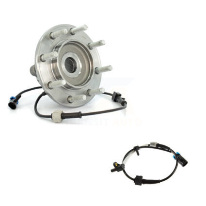 Front Wheel Hub Bearing & Extra ABS Sensor Kit For Chevrolet Silverado 3500 with Harness K7S-100175