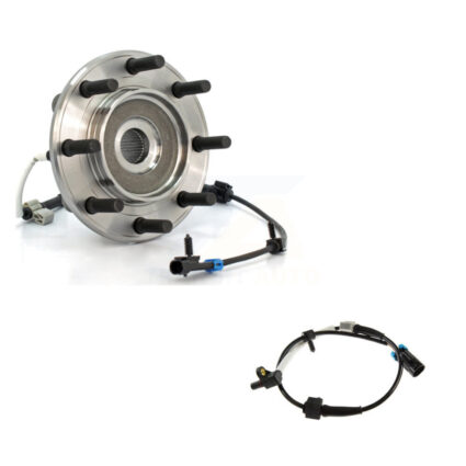 Front Wheel Hub Bearing & Extra ABS Sensor Kit For Chevrolet Silverado 3500 with Harness K7S-100176