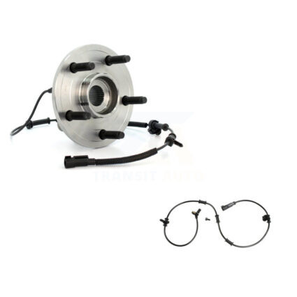 Front Wheel Hub Bearing Extra ABS Sensor Kit For 2007 Dodge Ram 1500 RWD with 4-Wheel K7S-100202