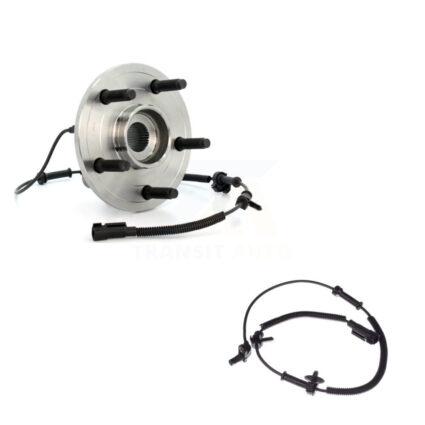 Front Wheel Hub Bearing Extra ABS Sensor Kit For 2007 Dodge Ram 1500 4WD with 4-Wheel K7S-100203