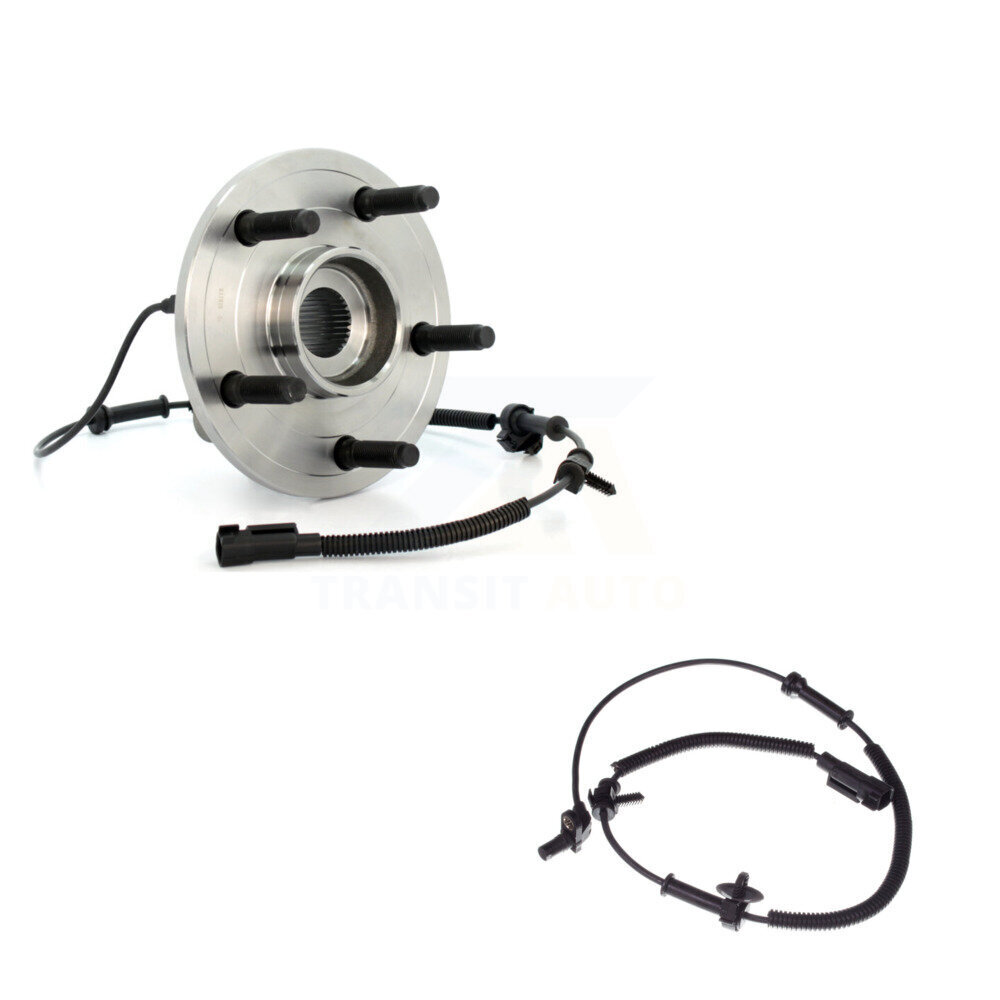 Front Wheel Hub Bearing Extra ABS Sensor Kit For 2007 Dodge Ram 1500 4WD with 4-Wheel K7S-100203
