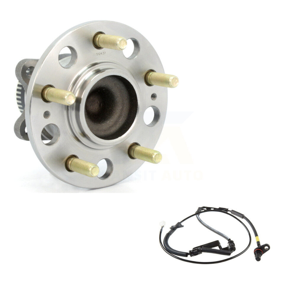 Rear Wheel Hub Bearing & Sensor Kit For Kia Rondo 2.4L 2.7L with 4-Wheel ABS Harness K7S-100385