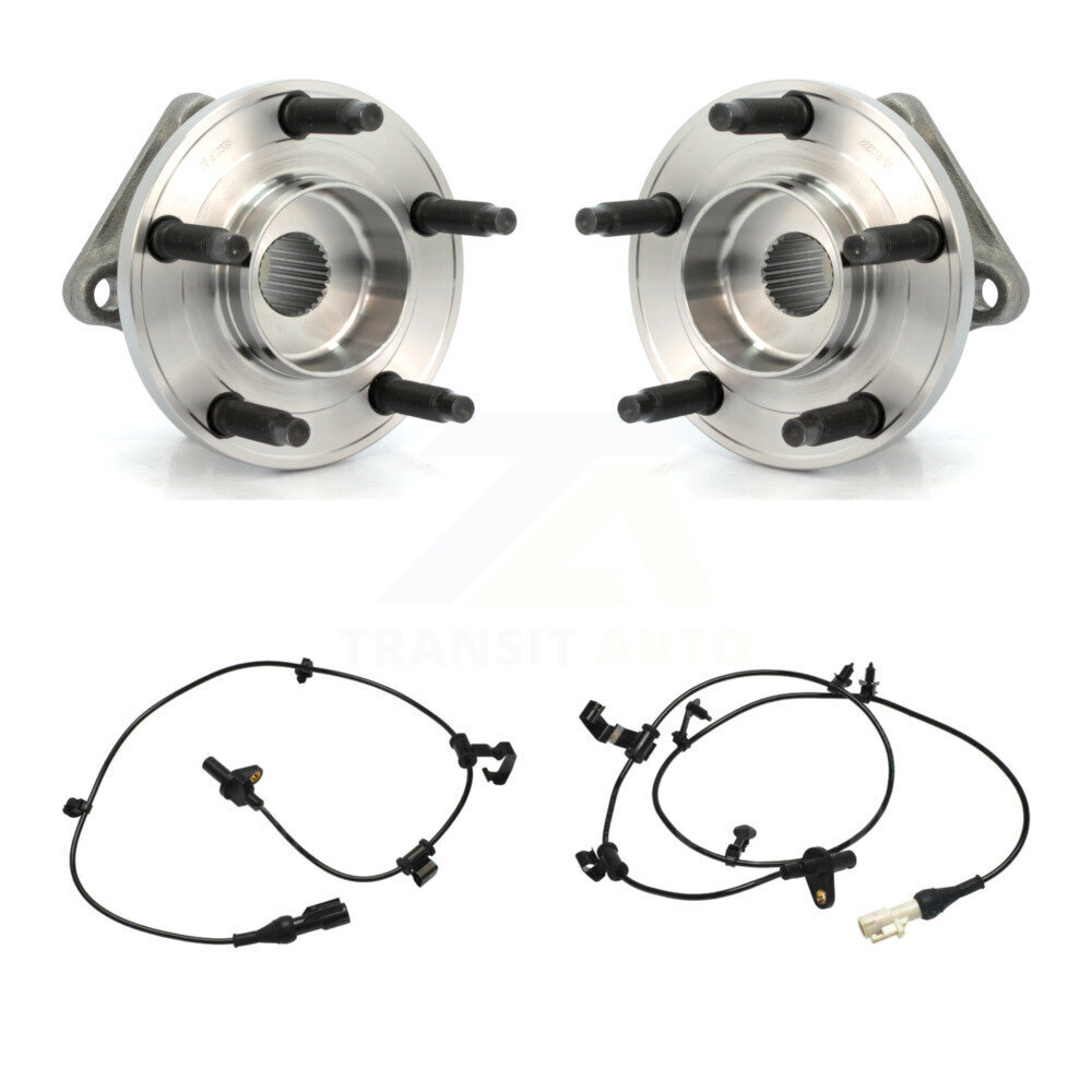 Rear Wheel Hub Bearing ABS Sensor Kit For Ford Edge Lincoln MKX AWD with 3.5L 4-Wheel K7S-101006