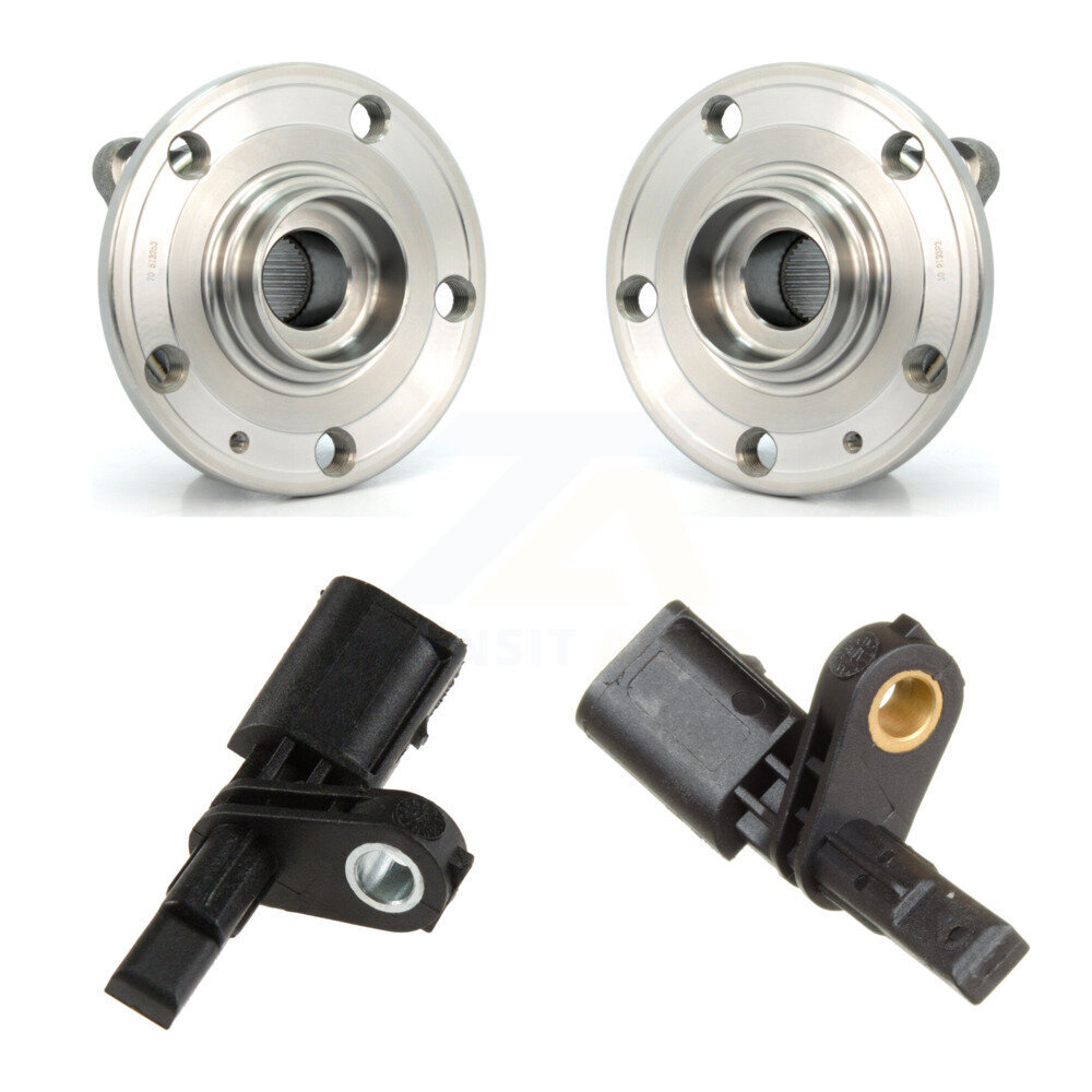 Rear Wheel Hub Bearing & Sensor Kit For Volkswagen Tiguan Audi Q3 Quattro TT A3 CC Golf R K7S-101112