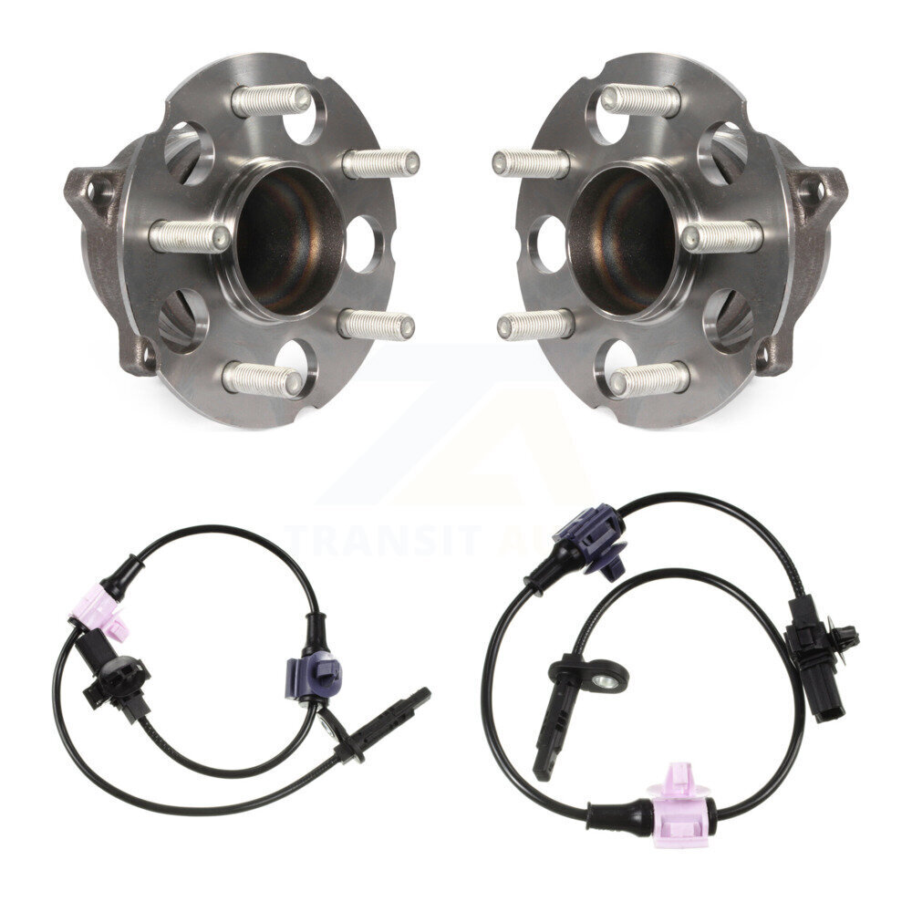 Rear Wheel Hub Bearing & Sensor Kit For Honda CR-V FWD with 2.4L 4-Wheel ABS Harness K7S-101126