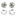 Rear Wheel Hub Bearing And Extra ABS Sensor Kit For Toyota Camry Lexus ES350 K7S-101680