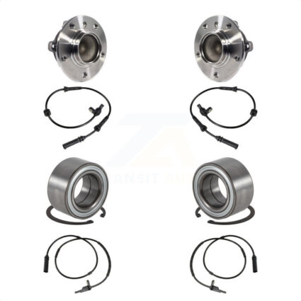 Front Rear Wheel Bearing And ABS Sensor Kit For BMW 328i 320i M235i M240i 228i 230i 328d K7S-101725