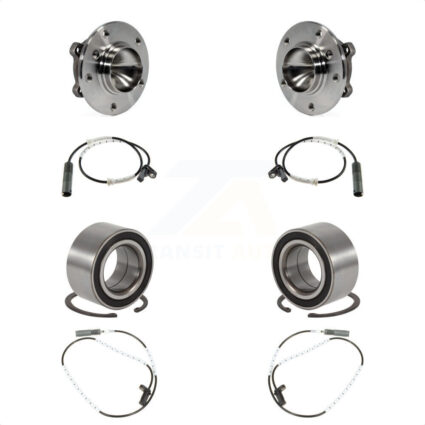 Front Rear Wheel Bearing And ABS Sensor Kit For BMW 323i 328i 128i 325i K7S-101737