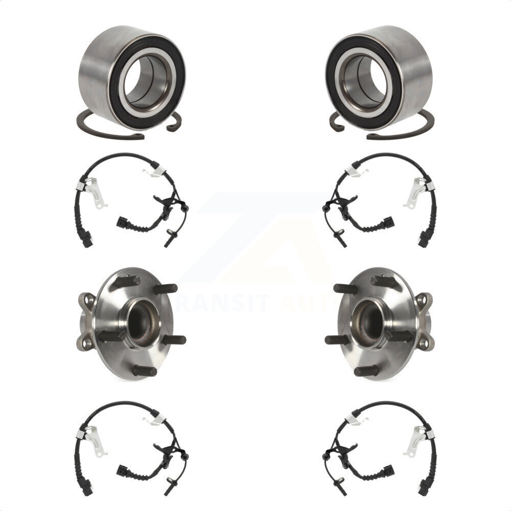 Front Rear Wheel Bearing And ABS Sensor Kit For Honda Civic K7S-101750