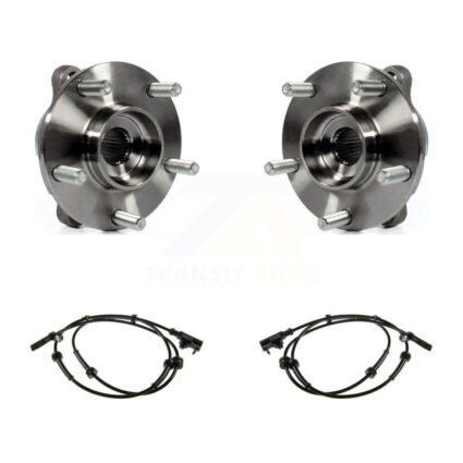 Front Wheel Hub Bearing And ABS Sensor Kit For INFINITI G35 G37 G25 Q60 Q40 with Harness K7S-101810