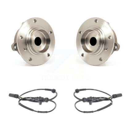 Front Wheel Hub Bearing & Sensor Kit For BMW 528i 535i with Harness 3.0L 4-Wheel ABS K7S-101826
