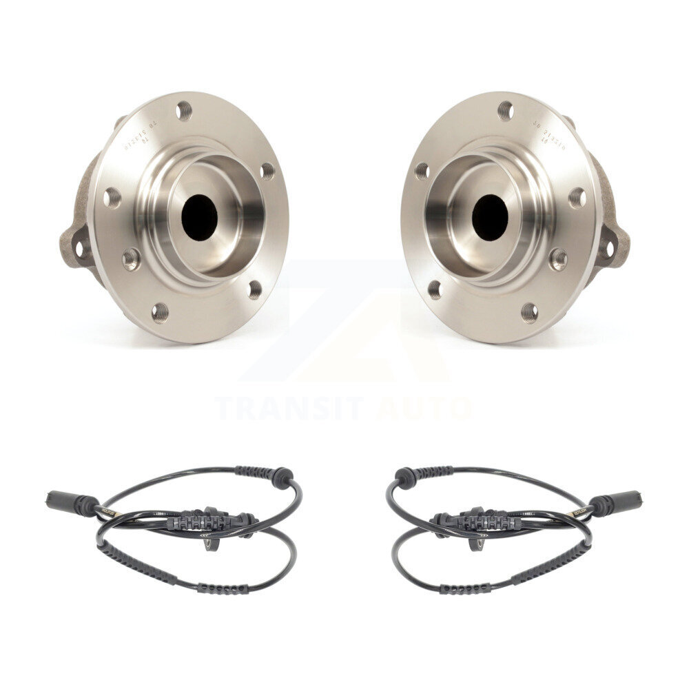 Front Wheel Hub Bearing & Sensor Kit For BMW 528i 535i with Harness 3.0L 4-Wheel ABS K7S-101826
