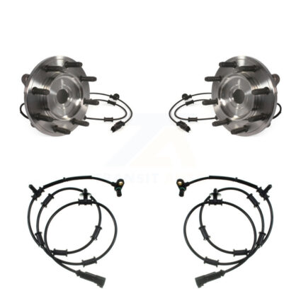 Front Wheel Hub Bearing And Extra ABS Sensor Kit For Ram 2500 3500 with Harness K7S-101837