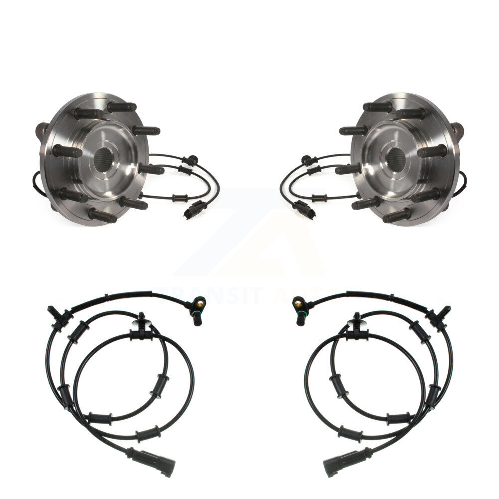 Front Wheel Hub Bearing And Extra ABS Sensor Kit For Ram 2500 3500 with Harness K7S-101837