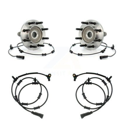 Front Wheel Hub Bearing And Extra ABS Sensor Kit For Dodge Ram 2500 3500 with Harness K7S-101838