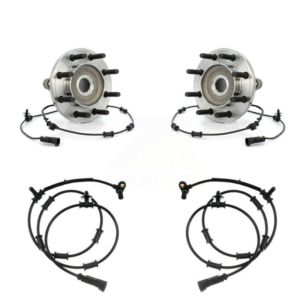 Front Wheel Hub Bearing And Extra ABS Sensor Kit For Dodge Ram 2500 3500 with Harness K7S-101838