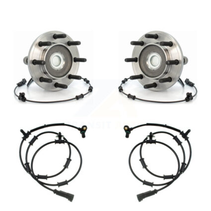 Front Wheel Hub Bearing And Extra ABS Sensor Kit For Ram 3500 Dodge with Harness K7S-101840