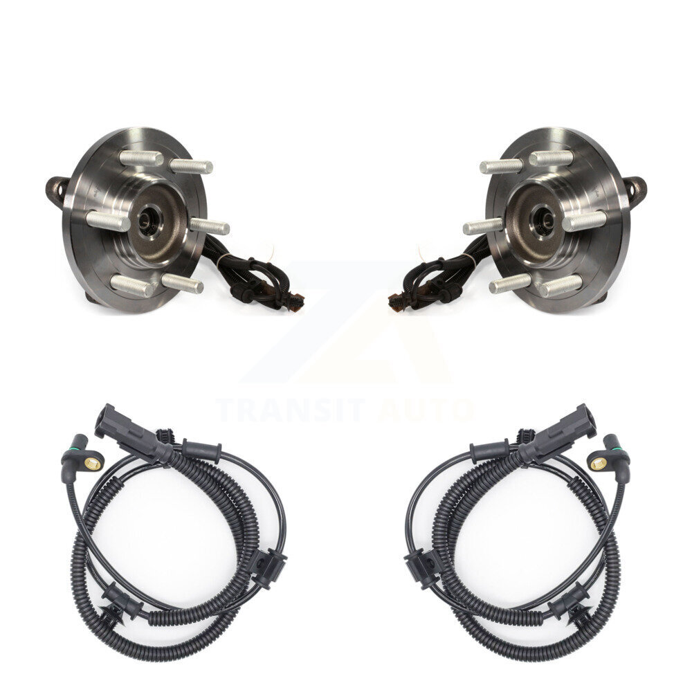 Front Wheel Hub Bearing And Extra ABS Sensor Kit For Ford F-150 K7S-101857