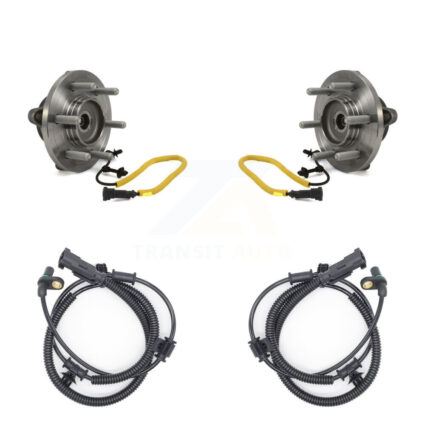 Front Wheel Hub Bearing And Extra ABS Sensor Kit For 2018-2020 Ford F-150 with Harness K7S-101860
