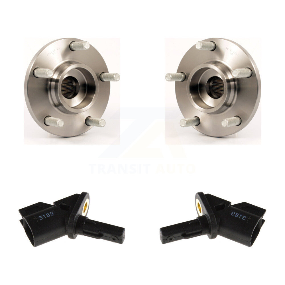 Front Wheel Hub Bearing Sensor Kit For Mazda 3 2.0L 2.3L with 4-Wheel ABS without Harness K7S-101886
